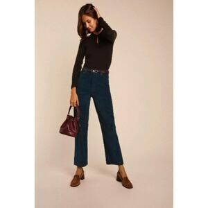 Rouje Paris Yvon Corduroy Pants Denim Blue - 42 / US 8